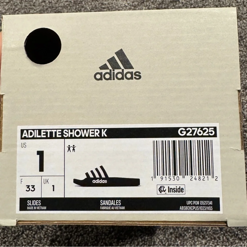 Adidas Adilette Shower Sandals- Kids